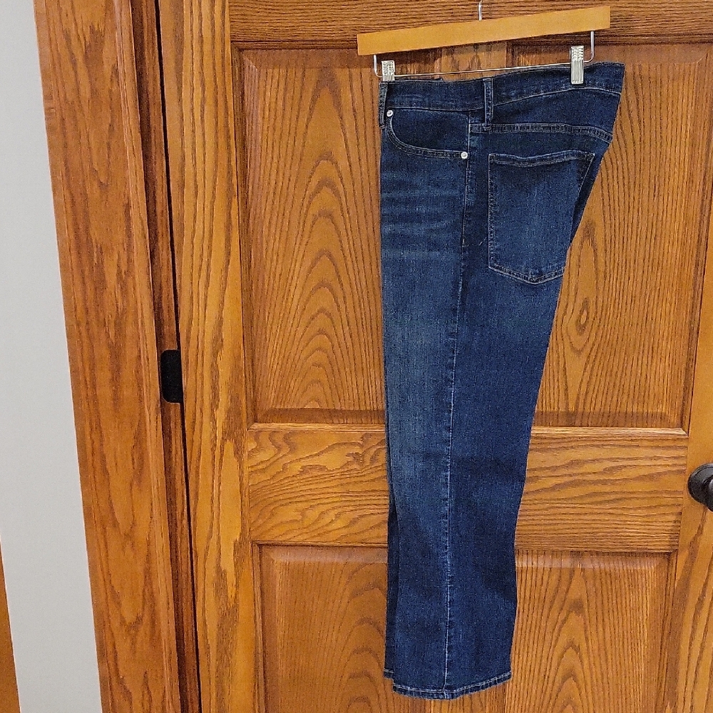 Banana Republic Womens Cropped Bootcut Dark Wash Jeans Size 31/12